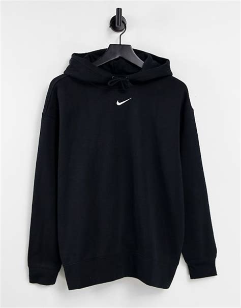 nike oversized mini swoosh hoodie